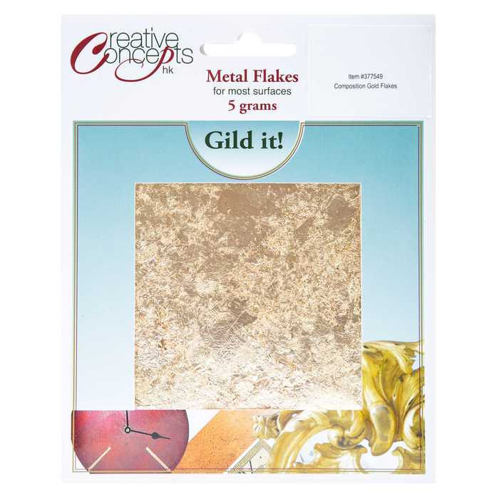 Gold Metal Leafing Flakes Hobby Lobby 377549